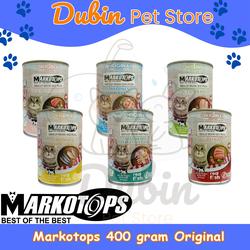 Markotop kaleng 400 gr - Makanan kucing Basah Markotops 400gr