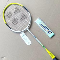 Raket badminton senyawa tanpa sambungan berlogo PBSI promo bonus grip Bulutangkis
