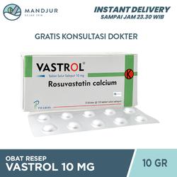 Vastrol 10 mg 10 Tablet / Menurunkan Kolestrol / Trigliserida