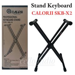 Stand Keyboard CALORII SKB-X2 Double SKBX2 Keyboard Stand Piano Calori Full Besi