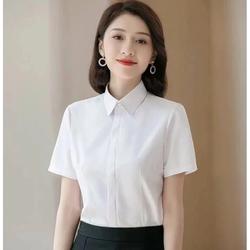 KEMEJA PUTIH WANITA SIZE S-7L LENGAN PENDEK KERJA KANTOR FORMAL CASUAL PREMIUM KATUN STRETCH KEKINIAN MODIS ELEGAN TRENDY REGULER JUMBO BIG SIZE OVERSIZE WHITE WOMEN SHIRT BAJU ATASAN KEMEJA KERJA CEWEK EXECUTIVE MODEL TERBARUMODERN FASHION KOREA STYLE