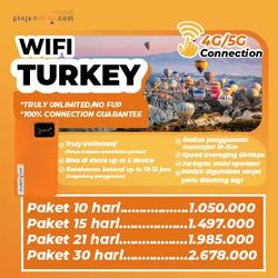 PAKET Sewa Pinjam Wifi Turkey Truly Unlimited PinjamWifi Turki Bulanan