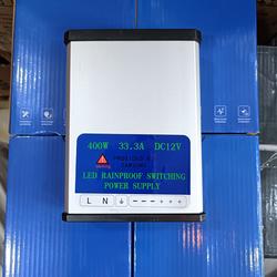 Trafo / PSU / Adaptor Led Dc12V 400watt Rainproof 33,3A
