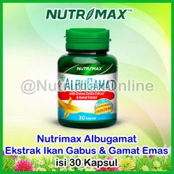 Nutrimax Albugamat, Albumin Kapsul Ekstrak Ikan Gabus, Gamat