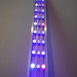 Lampu 150cm 100cm 108w Aquarium air laut dimmer 160cm 120cm 90cm 80cm