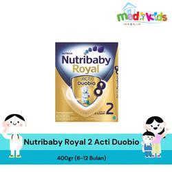 Nutribaby Royal Acti Duobio 2 400gr Susu Formula Baby 6-12 Bulan 400gr - +Buble dan Box