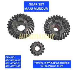 Gear Set Maju Mundur Netral Yamaha 15 PK Kapsul Parsun Hangkai 15 HP