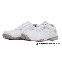 TENNIS SHOES - SPOTEC COURT PRO PUTIH / PUTIH - SEPATU TENIS UNISEX