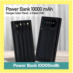 Power Bank Solar 2 Port 10000mAh Micro Lightning Type C