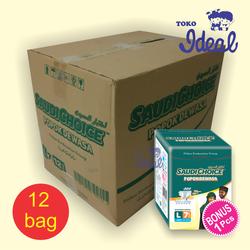 POPOK PEREKAT DEWASA SAUDI CHOICE SIZE L7 PER KARTON ISI 12 BAG