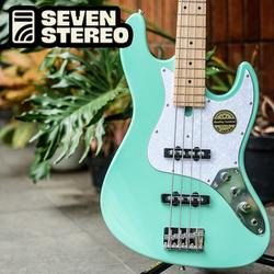 Bacchus WJB360 Maple FB Jazz Bass Model Surf Green