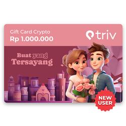 Valentine Edition Voucher Fisik Crypto [Rp 1.000.000] - TRIV Exchange