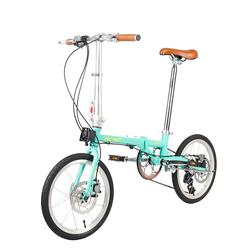 Element Folding / Sepeda Lipat Troy 8Sp 16Inch Pastel Edition - Turquoise