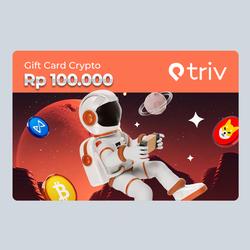Voucher Fisik Crypto [Rp 100.000] New Edition - TRIV Exchange