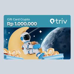 Voucher Fisik Crypto [Rp 1.000.000] New Edition - TRIV Exchange