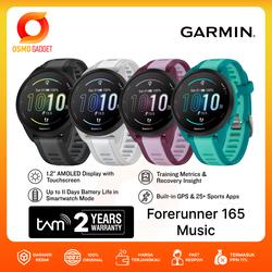 Garmin Forerunner 165 Music FR 165 Smartwatch Running - Garansi Resmi - Black/SlateGray