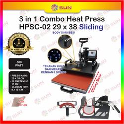 Mesin Press Kaos Sablon Digital SUN Small Swing Heat Press Uk 29 X 38 - HPSC-02 29x38, Jakarta