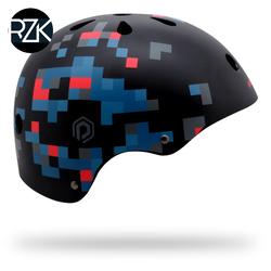helm sepeda polygon pixel model batok helmet sepeda