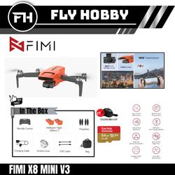 FIMI X8 MINI 3 - FIMI MINI 3 Drone GPS 9km 4K 3-axis Gimbal 37 Min Flight Time - PAKET A