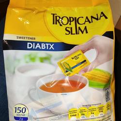 GULA TROPICANA SLIM DIABTX,150 sachet berkualitas,100%Ori