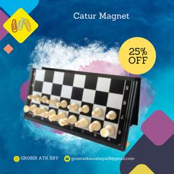 Catur Plastik Magnet Magnetik