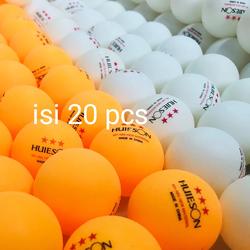 Bola pingpong tenis meja HUIESON 40+ NEW MATERIAL 3 STARS