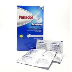 Panadol Soluble Malaysia per 1 strip isi 4 tablet