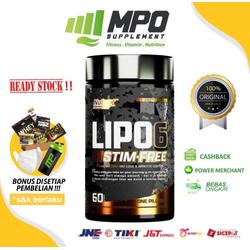 Nutrex Lipo6 Black Stimulant Free Fat Burner (60caps) Pembakar Lemak