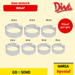 Ring Roti Burger Bulat | Ring Cutter Bulat | Cetakan Cromboloni