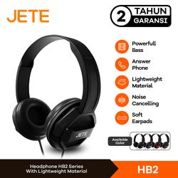 Headset Headphone JETE HB2 Noise Cancelling - Garansi 2 Tahun - Grey