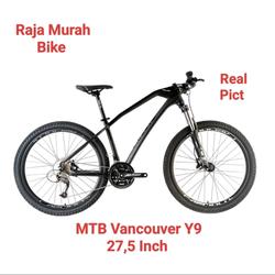Sepeda Gunung MTB 27,5 Inch Element Vancouver Y9 Sepeda Gunung Vancouver Y9 MTB Element 27,5 Inch - Hitam
