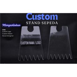 Stand Standar Paddock Invisible Sepeda Portable Akrilik Acrylic Custom