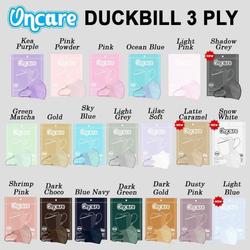 MASKER DUCKBILL ONCARE PREMIUM 4PLY 1Pack Isi 10 Pcs Dewasa Warna Warni Face Mask Duck Bill Earloop