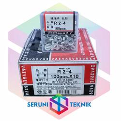 NICHIFU R 2-4 | Ring Terminal Kabel Solderless SKUN Original Made in Japan