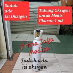 Tabung Oksigen 1 m3. Termasuk isi oksigen.