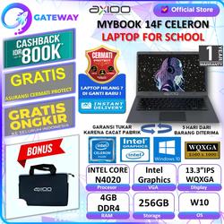 AXIOO MYBOOK 14F N4020 8GB 256SSD W10PRO 13.3QHD - NON BUNDLING, 4GB | 256SSD