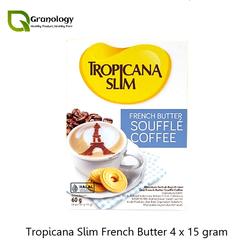 Tropicana Slim French Butter Souffle Coffee 1 Box 4 Sachet
