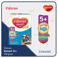 Vidoran Xmart 5 plus 700 g Susu Formula Bubuk 5-12 Tahun 3+ 700 gram - Coklat