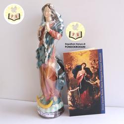 PATUNG BUNDA MARIA PENGURAI SIMPUL MASALAH Tinggi 27 cm KATOLIK
