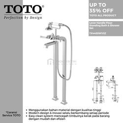 Toto T136LUNS13H Standing Faucet - Single Lever, 7.5" Spout, Water-Saving