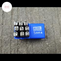 ANGKA KETOK 5MM (0-9) FIGURE STAMP PUNCH MASUS GERMANY