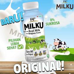 Milku / Minuman Susu UHT Rasa Original / Minuman Susu Belgian Cows / 100gr