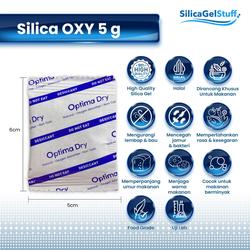 silica gel oxy foodgrade 5 gram isi 40 pcs per pack