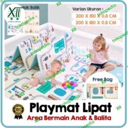 XCLUSiVE PREMiUM Baby Playmat 180X200 Karpet Matras Lipat Anak