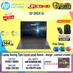 LAPTOP HP OMEN 16 AMD RYZEN 7 6800H RX6650M-8GB RAM 32GB DDR5 1TB SSD RGB 16" - 1BLN|i7 13620H, 16GB - 1TB SSD