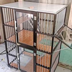 KANDANG KUCING 2 RUANG 2 JENDELA