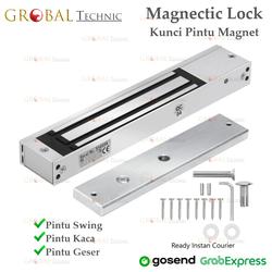 Magnetic Lock Door 600LBS 280KG 12V Electric Magnetic Control Access / Magnet Pintu Kontrol Akses
