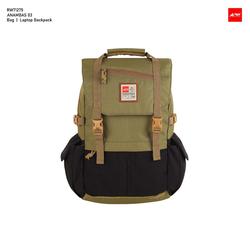 Tas Ransel Pria Anambas 03 Arei Outdoorgear - Khaki-Hitam