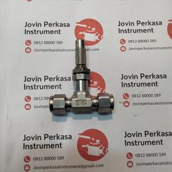 Valvola PER MANOMETRO OTTONE / ACCIAIO INOX 1/2