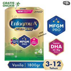 Susu Enfagrow A+ 4 1800G Enfagrow  A+4 Rasa Vanilla 1800 Gram (3-12 Tahun)